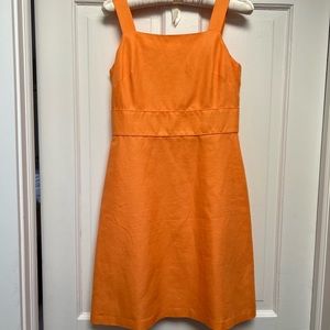 Bright orange Ann Taylor sundress size 2